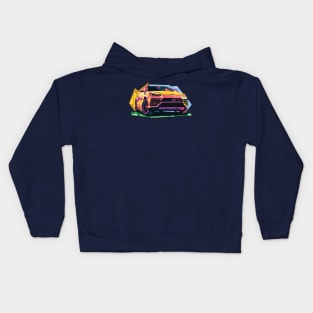 Lamborghini Urus WPAP Kids Hoodie